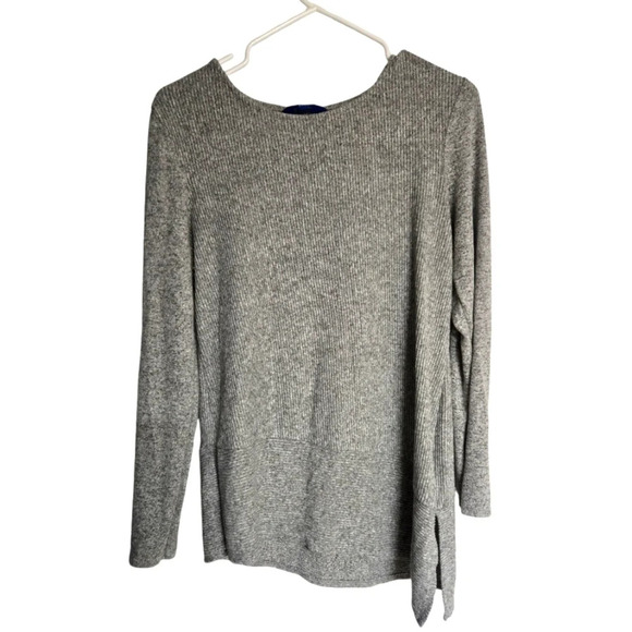 Apt 9 Asymmetrical Women's Grey Sweater Medium - Picture 1 of 4